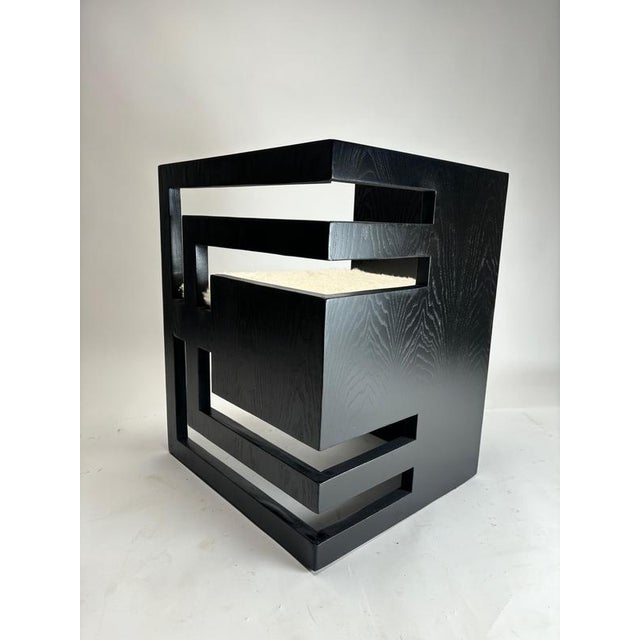 Postmodern Sculptural Wooden Armchairs, Italy, 1970s, Set of 2 For Sale - Image 6 of 10