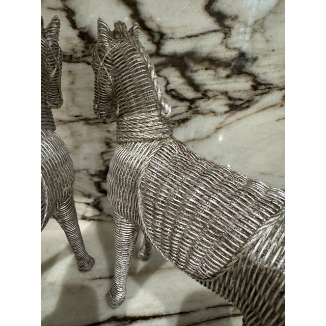 Vintage Horse Figurine, Pair For Sale - Image 4 of 8