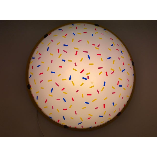Vintage Wall Lamp by Franco Mirenzi for Valenti, 1980 For Sale - Image 3 of 13