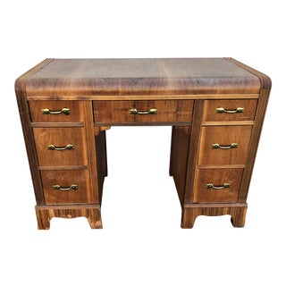 Vintage Art Deco Waterfall Vanity For Sale