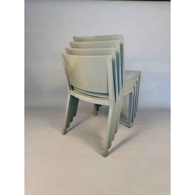 Plastic Vintage Lizz Chairs by Piero Lissoni for Kartell, Set of 4 For Sale - Image 7 of 9
