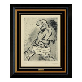 1920s Man with a Basket, Marc Chagall For Sale
