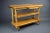 French Wood and Brass Serving Trolley, 1990s For Sale - Image 10 of 11