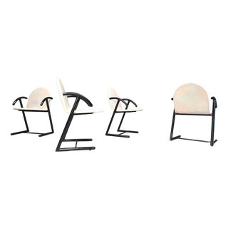 Postmodern Dining Chairs, 1980s, Set of 4 For Sale