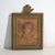 Brown Antique Pencil Portrait in Gilded Frame, Central Europe, 1840 For Sale - Image 8 of 8