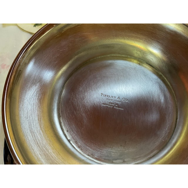 New 1990s Tiffany Silver Punch Bowl With Jubilee Applied Border For Sale - Image 11 of 12