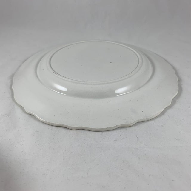 English Ralph Stevenson ‘Windsor Castle’ Red Transferware Dinner Plates, Set/4 For Sale - Image 12 of 12