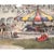 Vintage framed art print titled "The Columbia Gardens" by Montana artist Laurel Egan. Depicts the iconic amusement park...