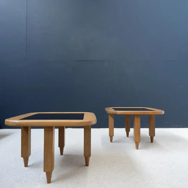 1950s Low Coffee Tables by Guillerme and Chambron for Votre Maison, 1950s, Set of 2 For Sale - Image 5 of 5