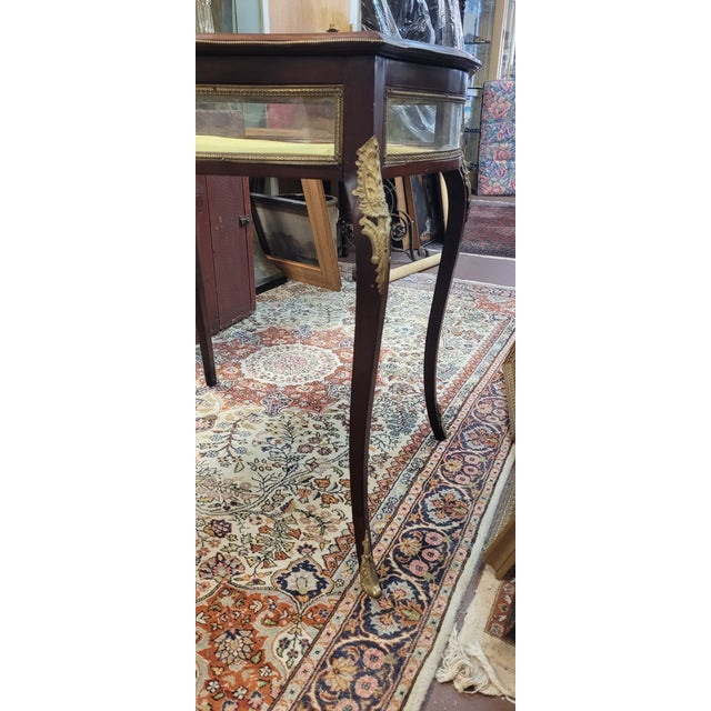 Louis XV Style Antique Display Table For Sale - Image 11 of 13