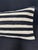 Turkish Hemp Pillow Cushion Natural Beige Black Cushion Cover 14x40 For Sale - Image 4 of 4