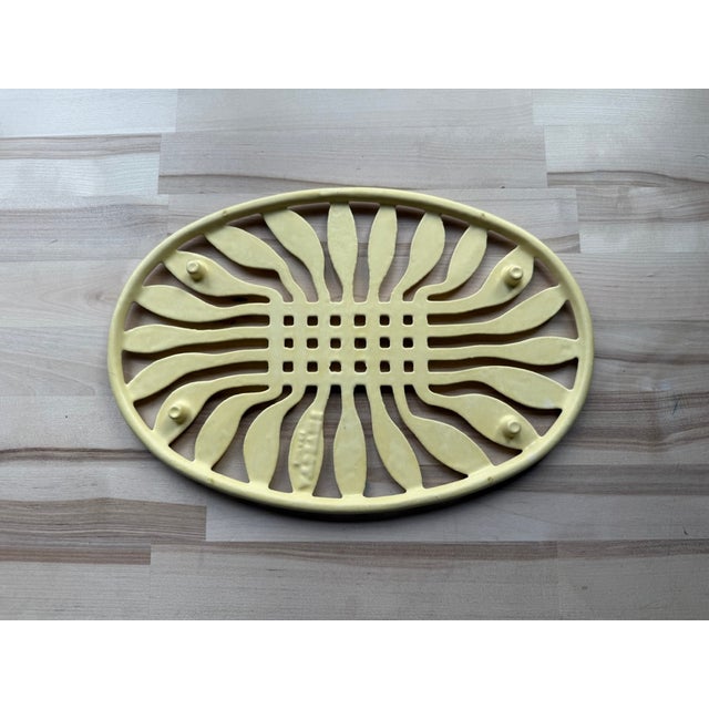 Vintage Invicta French Cast Iron Trivet For Sale - Image 4 of 8