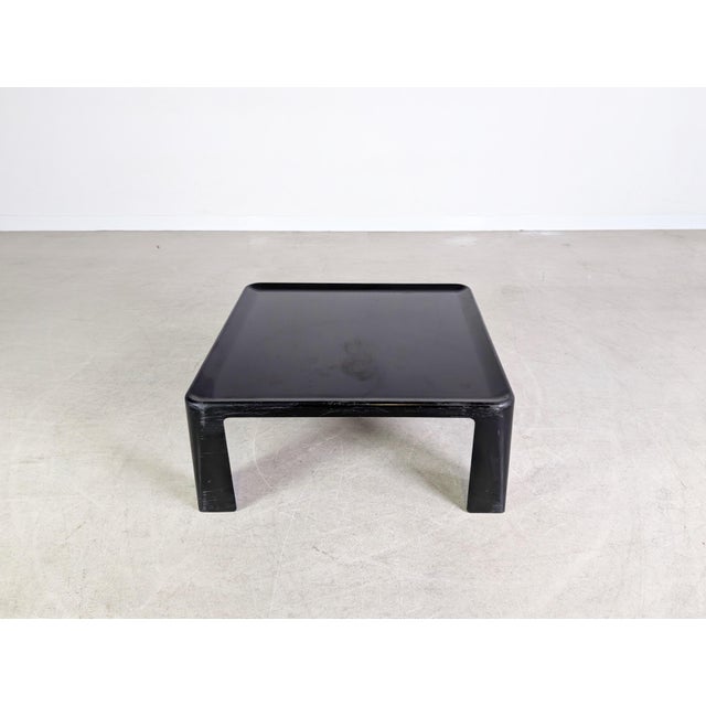 Mid-Century Modern Mid-Century Black Coffee Table by Mario Bellini for C&B Italia For Sale - Image 3 of 11