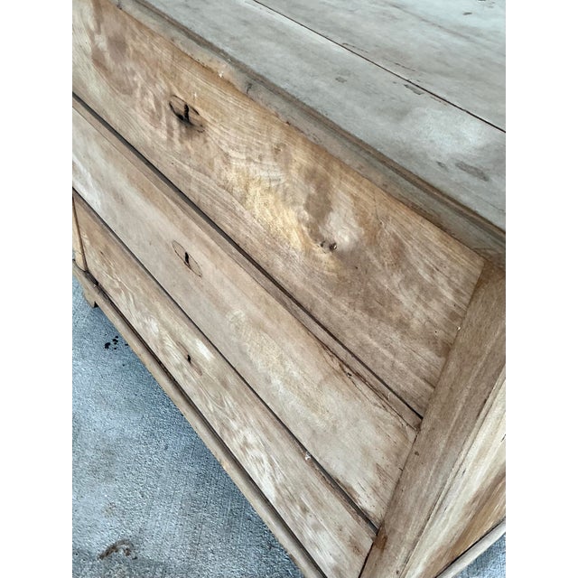 Vintage Bleached Biedermeier Chest of Drawers For Sale - Image 10 of 12