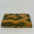 American Early 20th Century Decorative American Encaustic Tile (Aetco) With Modern Design in Orange-Yellow & Green For Sale - Image 3 of 8