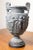 French Neoclassical 19th Century Baluster Urns with Low-Relief Décor - a Pair For Sale - Image 9 of 10