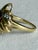 Vintage Mid-Century 18k Yellow Gold Garnet and Diamond Flower Cluster Ring, Size 7 For Sale In New York - Image 6 of 12