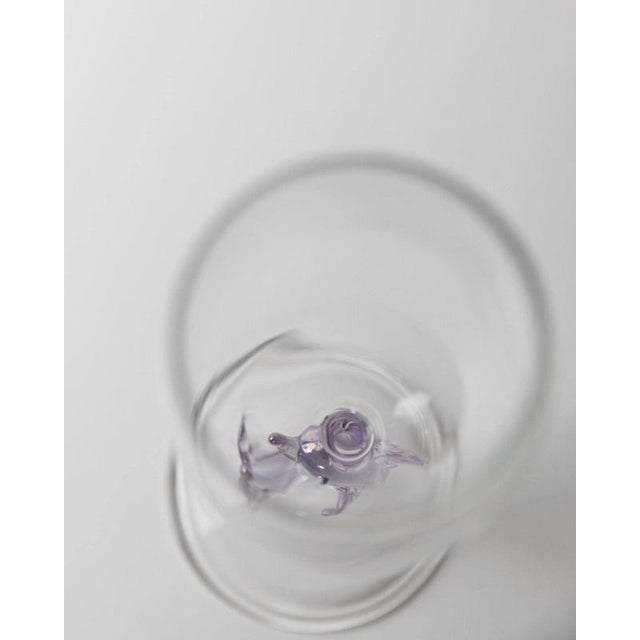 Vintage Wine Glasses in Murano Glass, 1980s, Set of 2 For Sale - Image 10 of 11