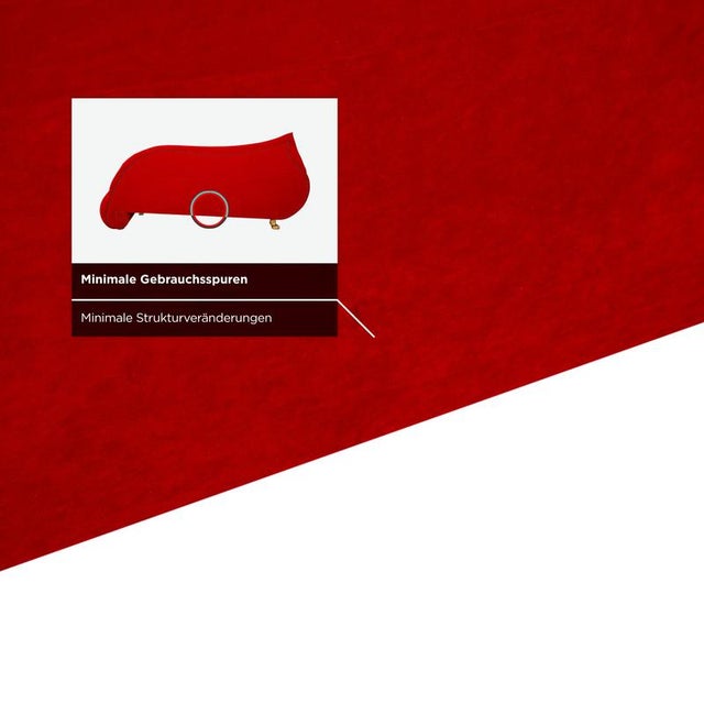 Red Gaudi 3-Seater Chaise Longue Sofa in Red Fabric from Bretz For Sale - Image 8 of 14