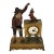 19th Century Tole Organ Grinder With Monkey Clock For Sale