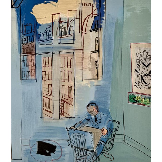 Modern Raoul Dufy, Painter in His Studio, 1969, Signed Lithograph For Sale - Image 3 of 7