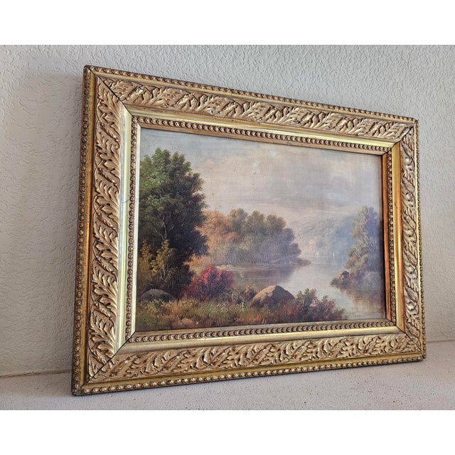 19th Century Scottish Romantic Landscape by John Crawford Wintour Framed For Sale - Image 11 of 12