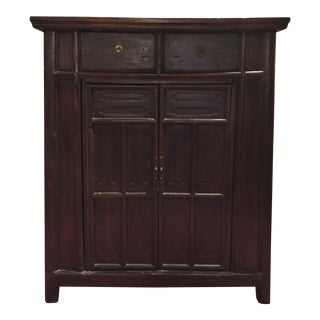 Chinese Antique Tapered Cabinet For Sale