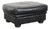 English Style Black Cowhide Ottoman For Sale