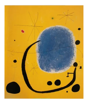 1993 After Joan Miro "The Gold of the Azure" First German Edition Large Poster