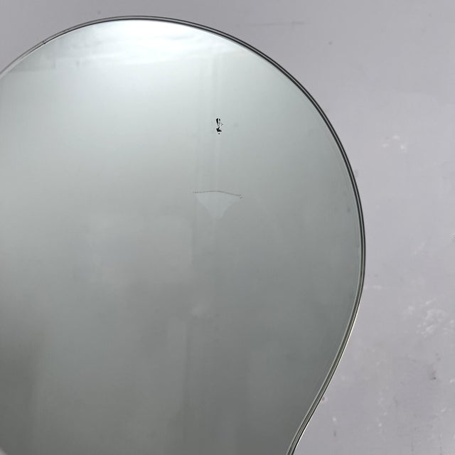 Black Postmodern Silhouette Standing Floor Mirror by Pierre Cardin for Acerbis, 1980s For Sale - Image 8 of 15