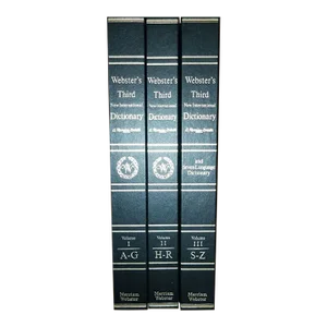 Websters Third New International Dictionary, Volume 1, 2 & 3