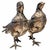 Pair of Vintage Large Chinese Brass Silver-Plated Pheasant Sculpture Figurines For Sale In Chicago - Image 6 of 9