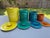Mid-Century Modern 1960s Glazed Ceramic Pottery Kitchen Canisters Made in Italy - Set of 4 For Sale - Image 3 of 16