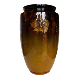 Late 19th Century Rookwood Early Ware Vase With Flowers