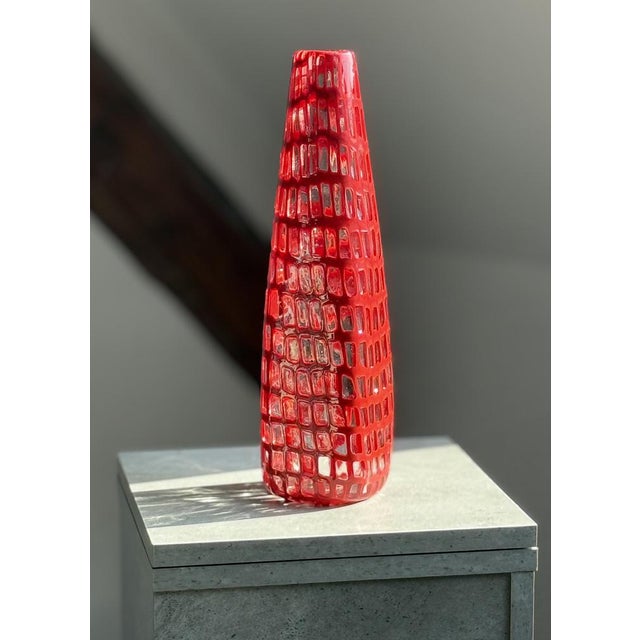 Glass Occhi Vase by Tobia Scarpa for Venini, 1973 For Sale - Image 7 of 8