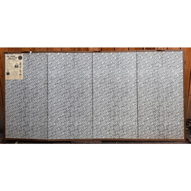 Vintage Hiyakuho Imayasu Japanese Hand-Painted Floral Gold Byobu Screen For Sale - Image 15 of 18