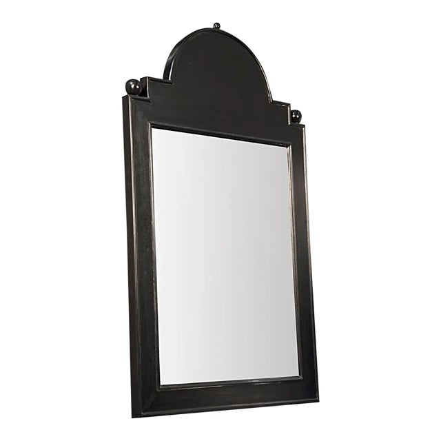 Jess Mirror, Hand Rubbed Black For Sale