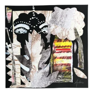 "Lost" Mixed Media Abstract Painting by CL Auker