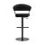 Cosmo Black on Black Steel Bar Stool For Sale - Image 4 of 10