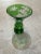 Pair of 1960s Green Glass Vases For Sale - Image 4 of 8