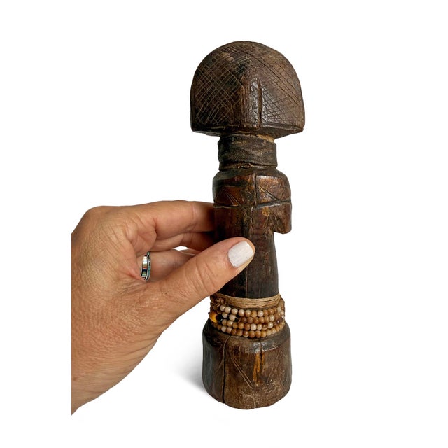 Mid 20th Century Old Vintage Mossi African Doll Figure For Sale - Image 5 of 5