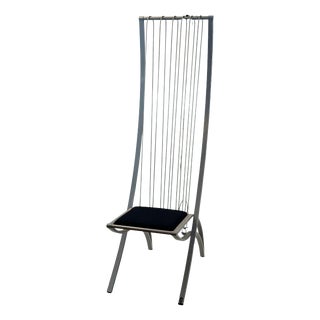 Postmodern Sculptural Harp Dining Chairs from Dietrich Design, 1980s For Sale