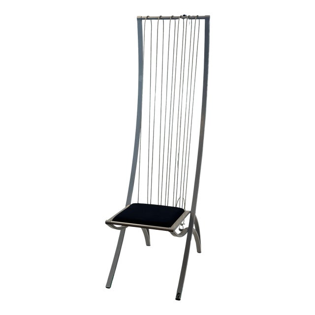 Postmodern Sculptural Harp Dining Chairs from Dietrich Design, 1980s For Sale