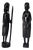 African Sculptures in Heavy Hardwood, Set of 2 For Sale