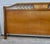 Brown Vintage MCM Hollywood Regency King Headboard Wood Walnut Geometric Circles 60's For Sale - Image 8 of 15