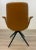 Mid- Century Modern Style Butterscotch Faux Leather Desk Chair For Sale In Atlanta - Image 6 of 7