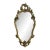 Vintage Hollywood Regency Ornate Oval Mirror by Syroco For Sale