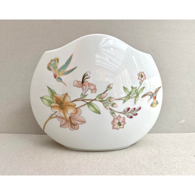 Vintage German Vase in Porcelain, 1980s For Sale - Image 3 of 9