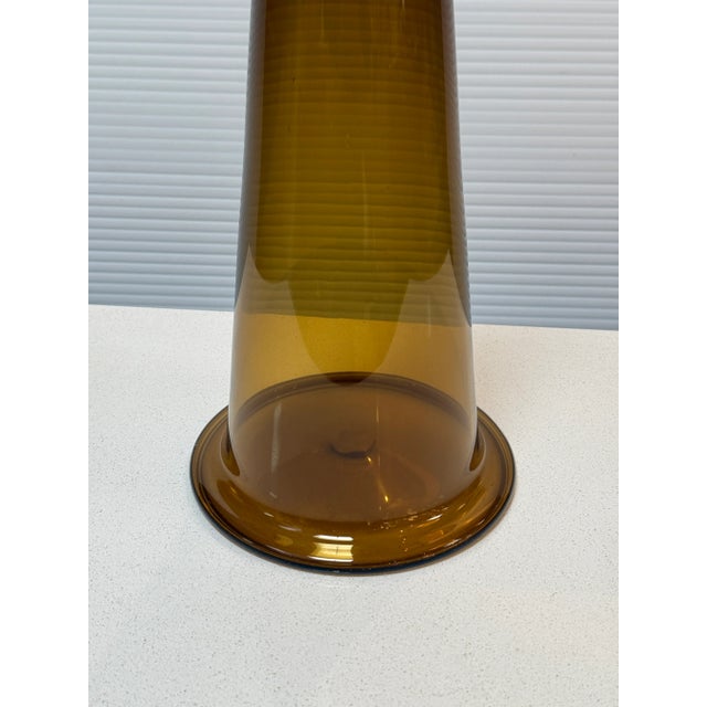 Joe Cariati Circa 2007 Joe Cariati Angelic Bottle Glass Vase For Sale - Image 4 of 12