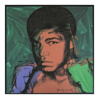 1986 Carnegie Museum of Art After Andy Warhol "Muhammad Ali" Lithograph For Sale